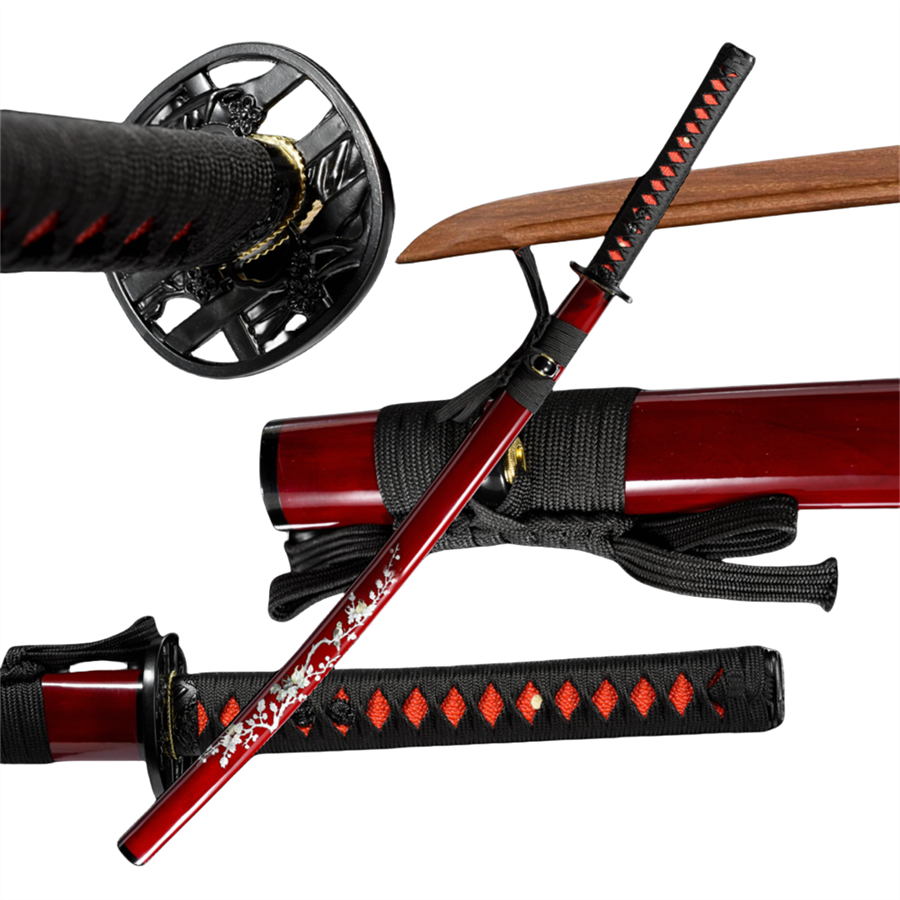 Nakorara 日本風 装飾品　鳳凰の羽　103cm Nakorara　サムライ用　日本刀　武器モデル　汎用刀　仕上げ模造刀　レプリカ　和風　コスプレ道具 唐風　模造刀　木刃　樹脂刃　工芸品　武士刀　サムライ　ソード　ハロウィン