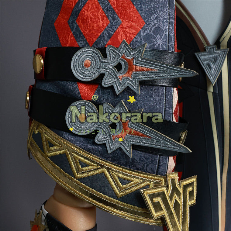 Nakorara 原神 マーヴィカ コスプレ衣装　Mavuika　 不敗の日輪座　コスチュームNaz20