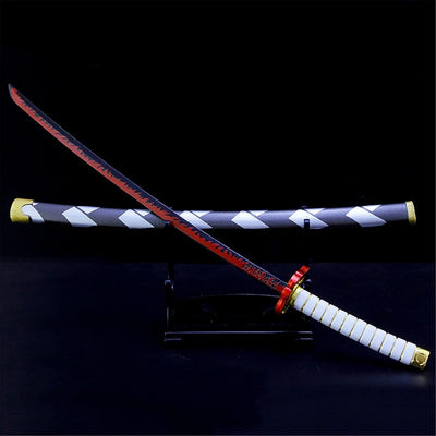 Nakorara 鬼滅の刃　煉󠄁獄 杏寿郎 日輪刀　26㎝　ダイキャスト製　ミニチュア　武器モデル　アクセサリー 炎柱　装備品 れんごく きょうじゅろう 工芸品　フィギュア　萌えグッズ