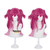 Nakorara 鳴潮 ルパ ウィッグ 紫ピンクグラデ 前髪42cm+ポニーテール50cm コスプレウィッグ　鬘