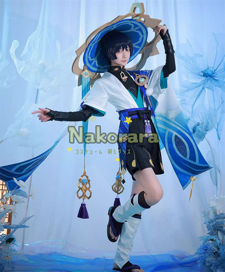 nakorara 原神  放浪者　コスプレ衣装　Wanderer　コスチューム　笠が別途追加可能 Naz21