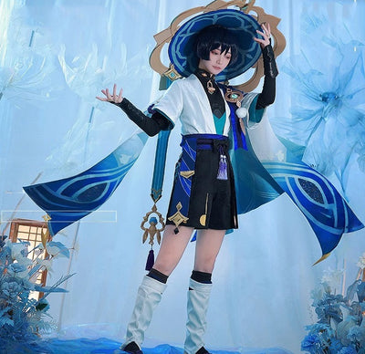 nakorara 原神  放浪者　コスプレ衣装　Wanderer　コスチューム　笠が別途追加可能 Naz21