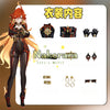 Nakorara 原神 マーヴィカ コスプレ衣装　Mavuika　 不敗の日輪座　コスチュームNaz20
