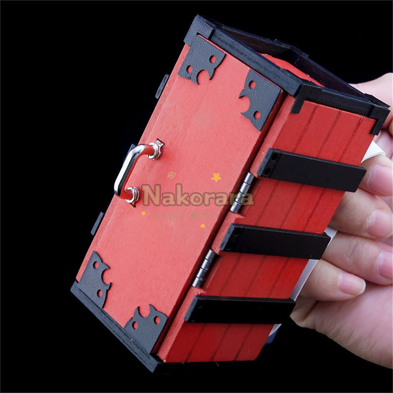 Nakorara　鬼滅の刃 竈門禰󠄀豆子 背負い箱 ミニチュア｜木製 可動式 収納可能 超精密再現