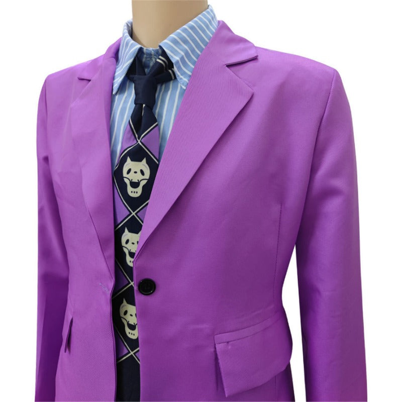 Nakorara　ジョジョの奇妙な冒険　吉良吉影　スーツ　紫色　コスチューム　コスプレ衣装　JOJO'S BIZARRE ADVENTURE,