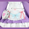 Nakorara VTuber 結城さくな コスプレ衣装　YouTuber　メイド服 和風エプロン+カフェ風服 完全再現 さくなちゃんコス
