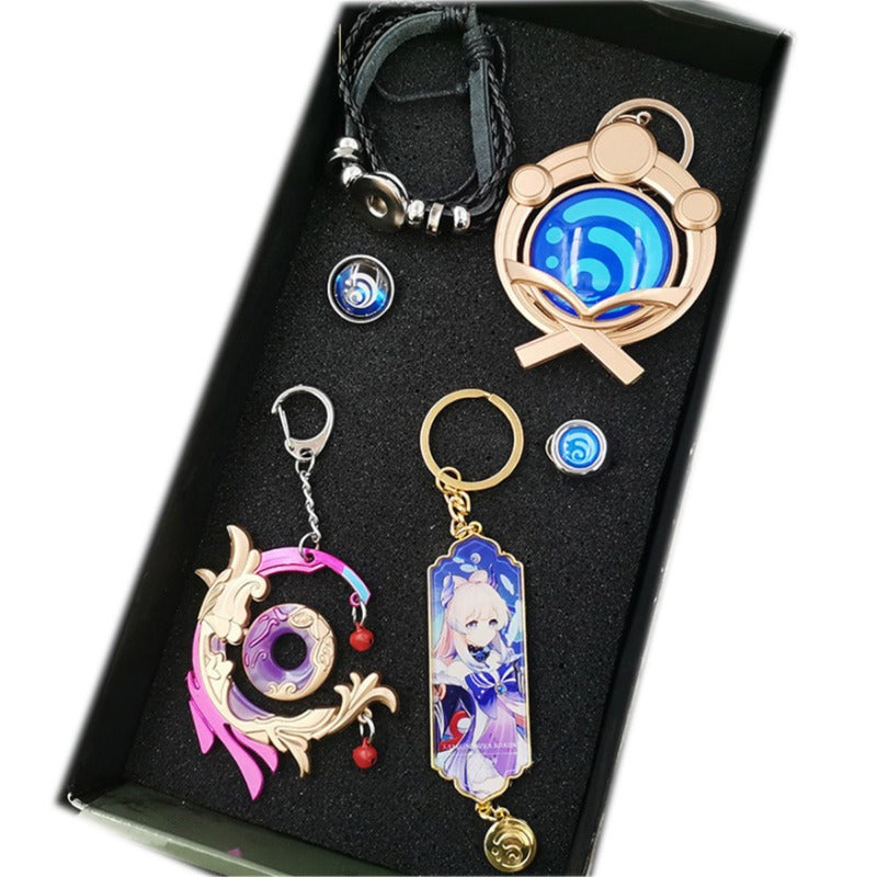 Nakorara 原神（げんしん） アンバー ミニチュア　ミニ武器 装備品 合金 武器模型 DIY ミニチュア おもちゃ 塗装済み完成品 日本剣 武将 インテリア装備品 ゲームアクセサリー