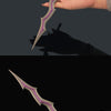 Nakorara NARAKA: BLADEPOINT　長剣　30cm　ミニチュア　武器モデル　ナラカ　ダイキャスト製　アクセサリー　おもちゃ　武器レプリカ　