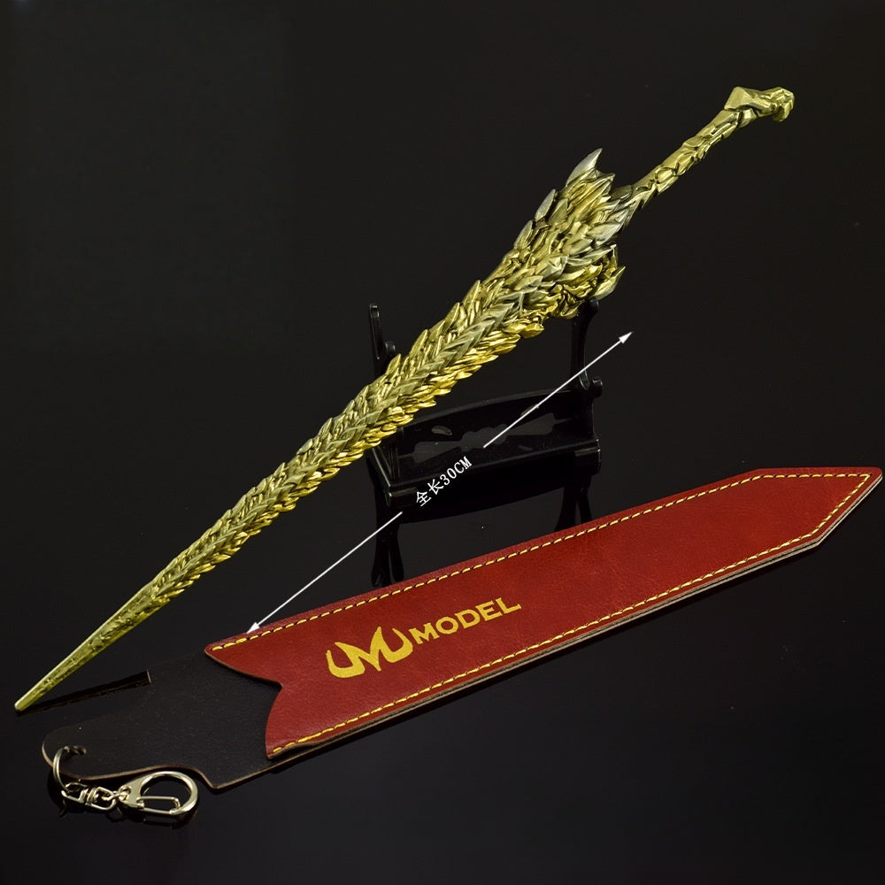 Nakorara エルデンリング 竜王の岩剣 30cm ミニチュア 武器モデル 竜王