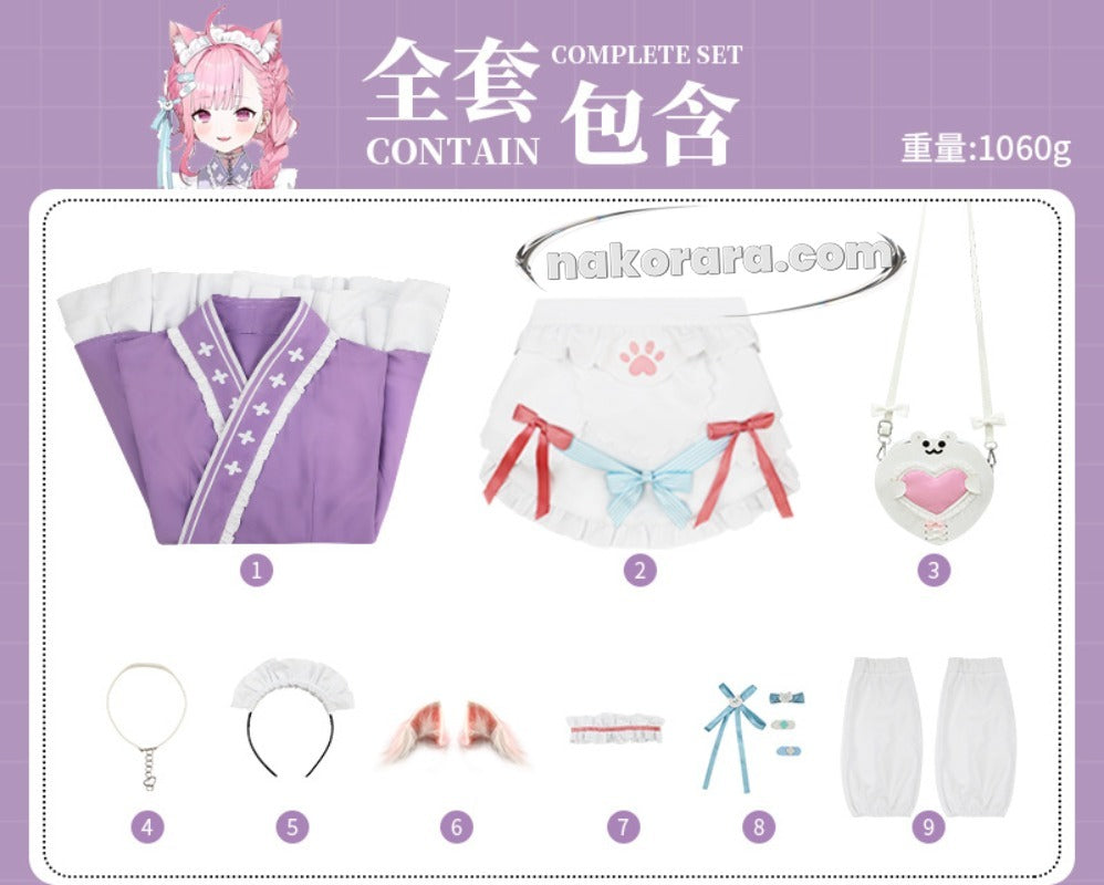 ❤️結城さくな ❤️メイド服 ❤️VTuber 暁 ❤️秀琴家 結城さくな メイド服 (VTuber 暁 秀琴家 | CubicBunny