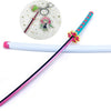 Nakorara　鬼滅の刃　日輪刀ミニ刀剣 26cm ヒノカミ神楽 日輪刀 ナイフ 刀掛台送り おもちゃ インテリア装備品 コスプレ 日本刀 装備品 クリスマスプレゼント ハロウィン 舞台化 飾り