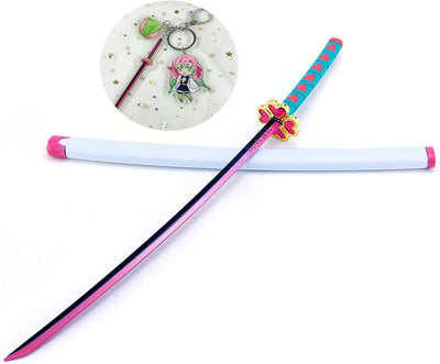 Nakorara 鬼滅の刃　甘露寺 蜜璃 日輪刀　26㎝　ダイキャスト製　ミニチュア　武器モデル　アクセサリー 恋柱　装備品　無限城 工芸品　フィギュア　かんろじ みつり　萌えグッズ