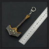 Nakorara 武器モデル　ゴッド・オブ・ウォー ラグナロク God of War Kratos Thor 12cm 斧  手遊び ミニチュア　装備品 ダイキャスト製  東洋剣 武将 インテリア装備品 ゲーム ミニ武器 道具