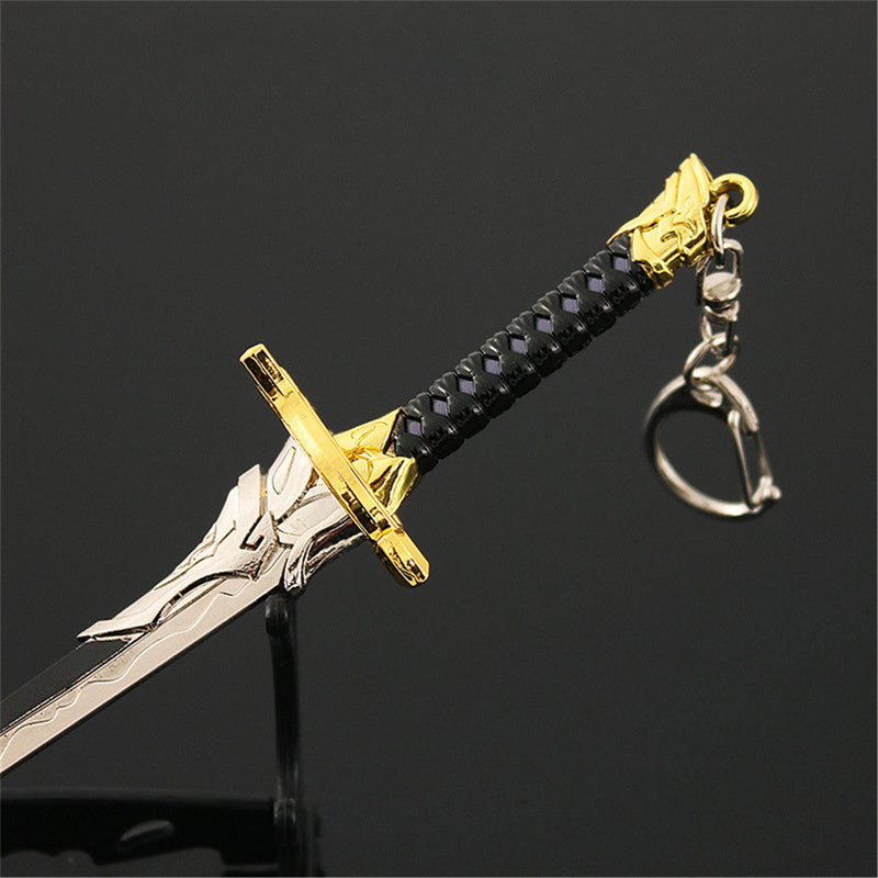 Nakorara　原神　天目影打 21cm ミニチュア　武器モデル　ダイキャスト製　装備品　アクセサリー　武器ファン向け　おもちゃ　レプリカ