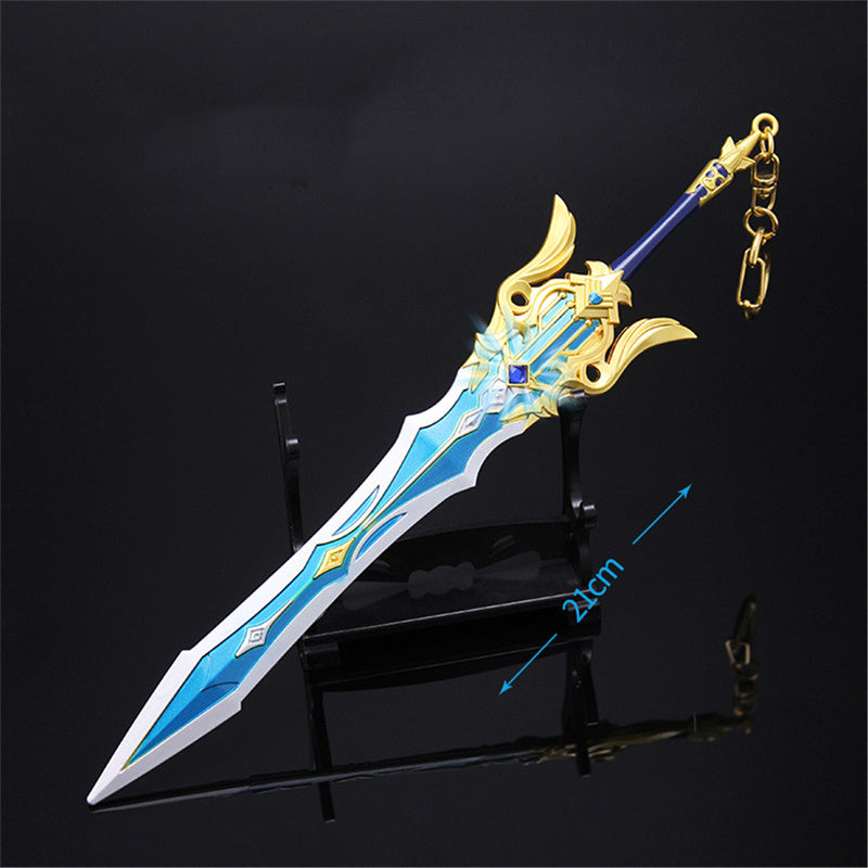 Nakorara　原神　松韻の響く頃 21cm ミニチュア　武器モデル　ダイキャスト製　装備品　アクセサリー　武器ファン向け　おもちゃ　レプリカ