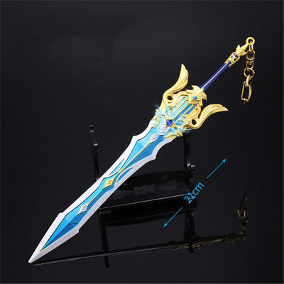 Nakorara　原神　松韻の響く頃 21cm ミニチュア　武器モデル　ダイキャスト製　装備品　アクセサリー　武器ファン向け　おもちゃ　レプリカ