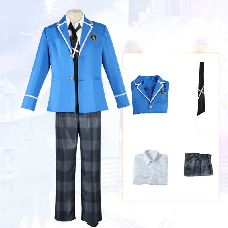 Nakorara あんさんぶるスターズ   夢ノ咲学院 男子制服 コスプレ衣装 ネクタイ3色セット コスチューム 学園 cosplay 仮装 変装 コスプレ イベント パーティ