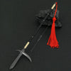 Nakorara　SEKIRO: SHADOWS DIE TWICE　剣聖 葦名一心　片鎌十文字槍　22cm　田村主膳　武器　工芸品　ミニチュア　1/6スケール　ダイキャスト製　おもちゃ　武器レプリカ　卓上装備品　イベント　武器モデル　塗装済み可動フィギュア