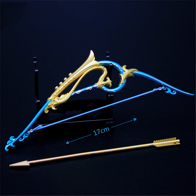 Nakorara　原神　終焉を嘆く詩　17cm ミニチュア　チェーンブレイカー　武器モデル　キーホルダー　ダイキャスト製　装備品　アクセサリー　武器ファン向け　おもちゃ　レプリカ